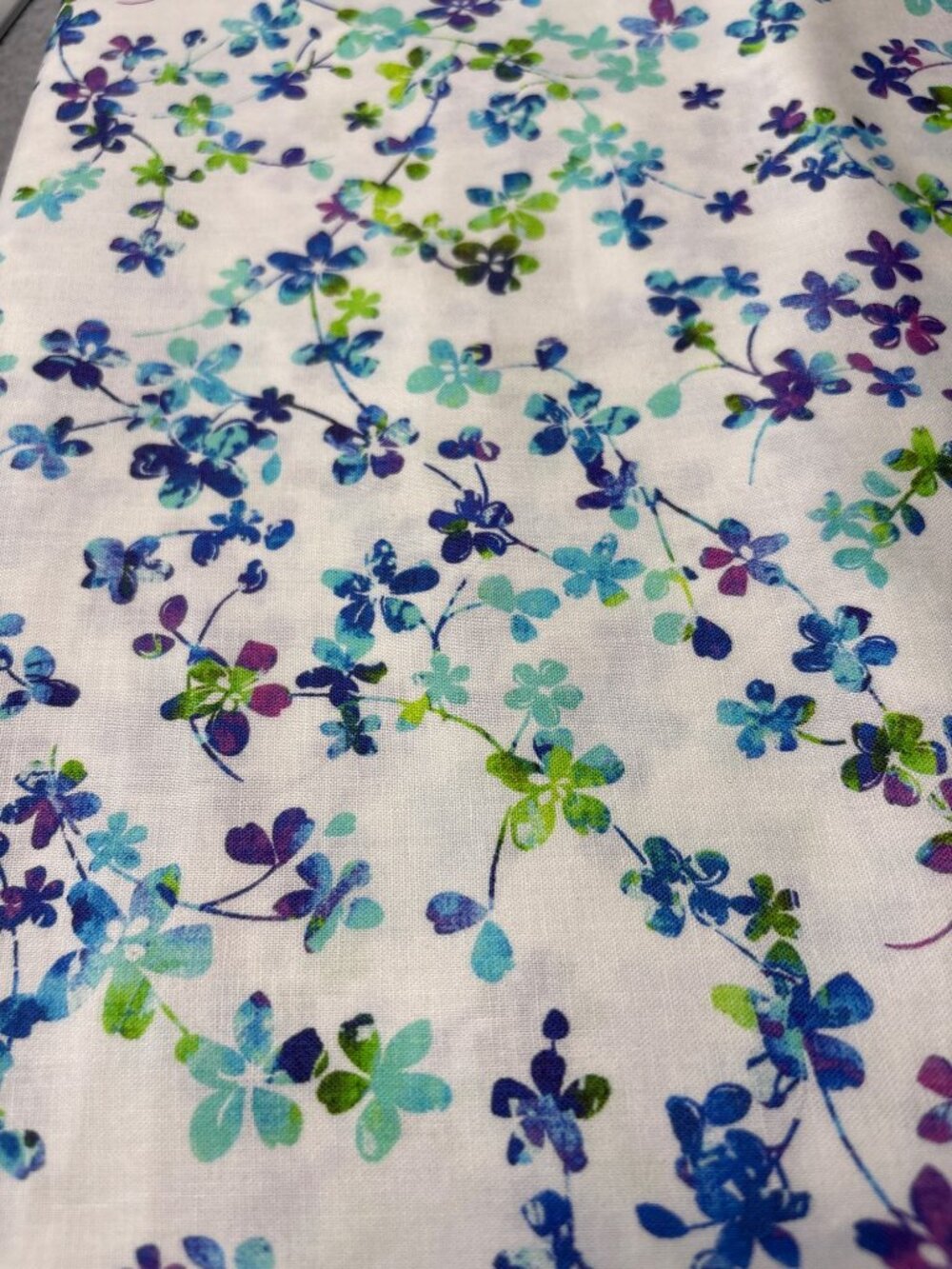 Watercolor Meadow by Studio RK Cotton Fabric 1/2 yard x 108"